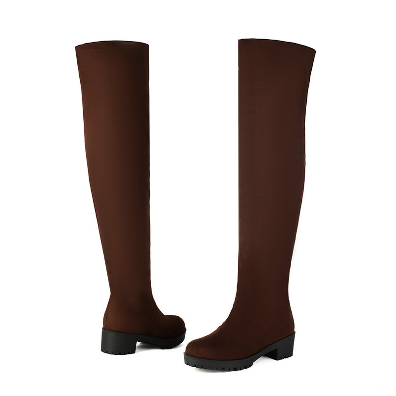Damskie wsuwane buty z imitacj – Knee High Sock Women recenzja i cena